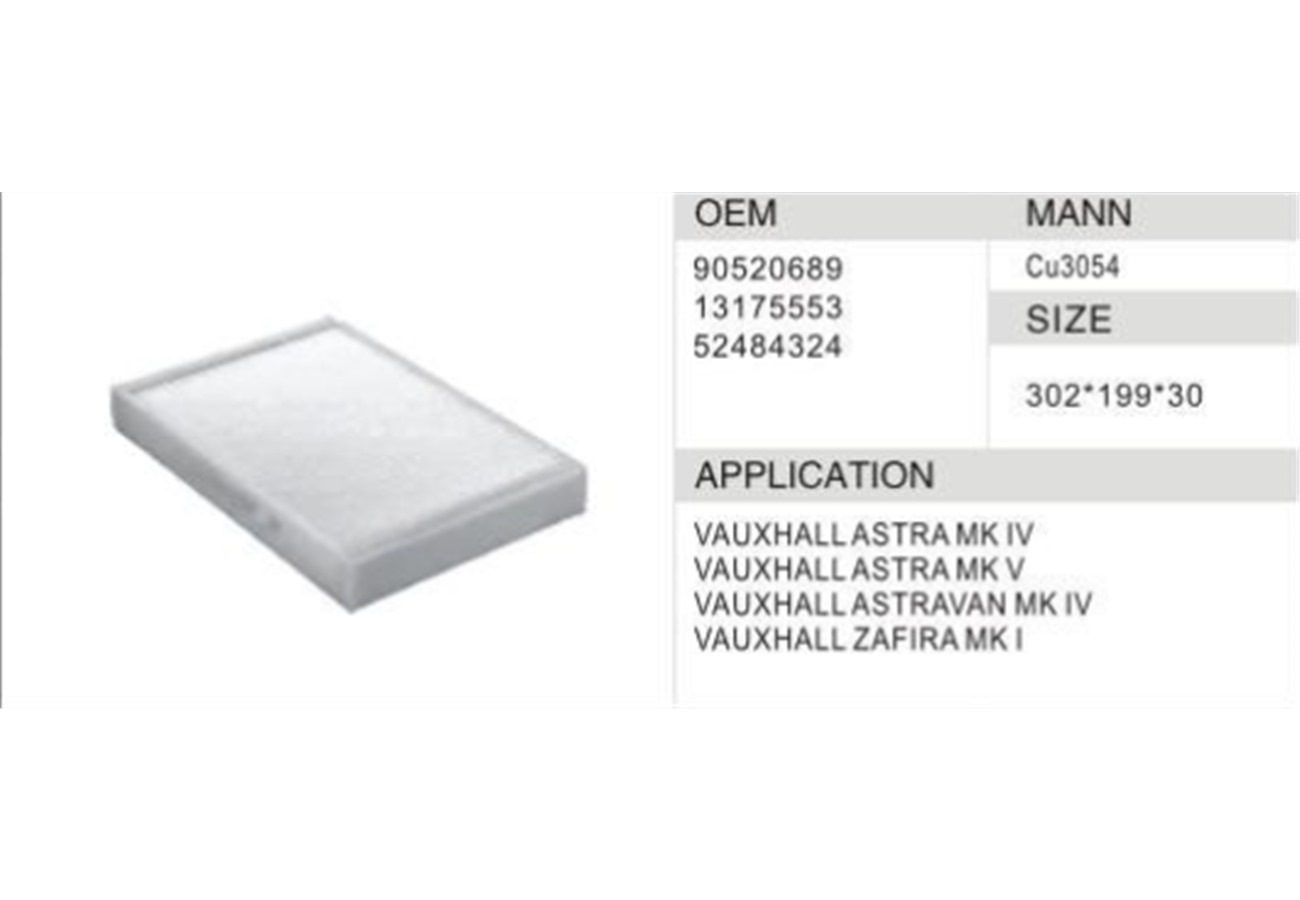 DAHEFILS Vauxhall Cabin Air Filter 90520689
