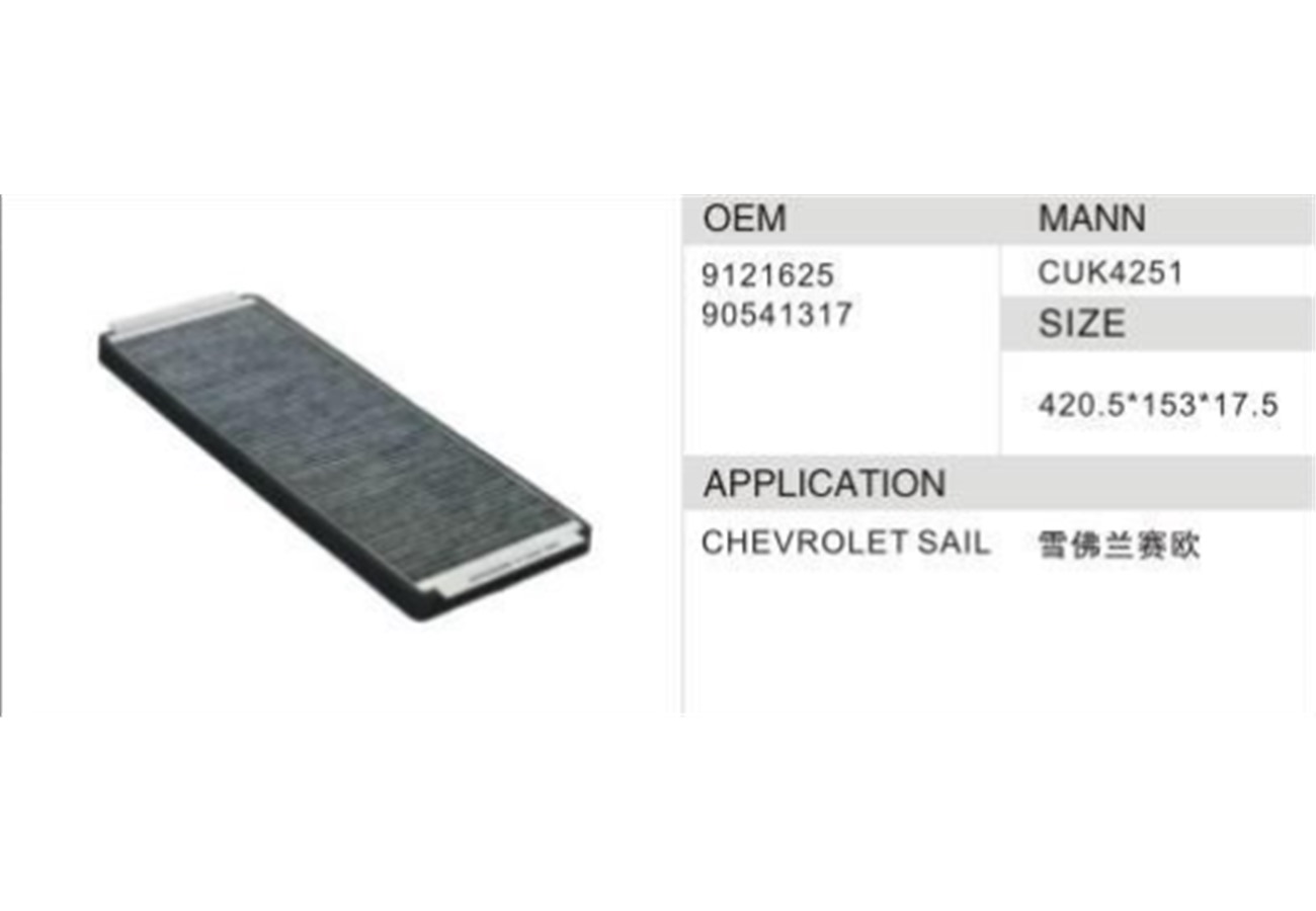 DAHEFILS Chevrolet Cabin Air Filter 9212625