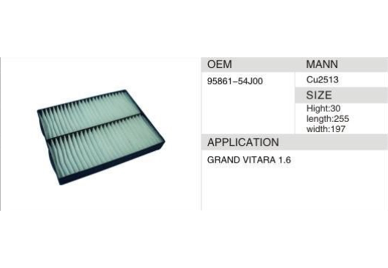 DAHEFILS Suzuki Cabin Air Filter 95861-54J00