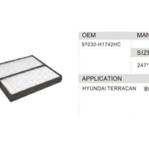 DAHEFILS Hyundai Cabin Air Filter 97030-H1742HC