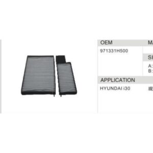 DAHEFILS Hyundai Cabin Air Filter 97133-1H500