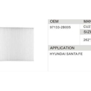 DAHEFILS Hyundai Cabin Air Filter 97133-2B005