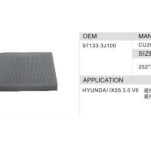DAHEFILS Hyundai Cabin Air Filter 97133-3J100
