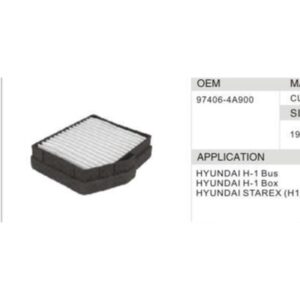 DAHEFILS Hyundai Cabin Air Filter 97406-4A900