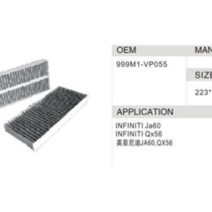 DAHEFILS Nissan Cabin Air Filter 999M1-VP055