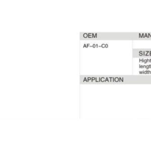 DAHEFILS Hyundai Cabin Air Filter AF-01-C0