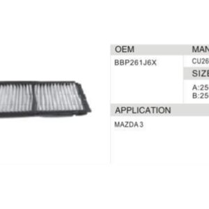 DAHEFILS Mazda Cabin Air Filter BBP261J6X