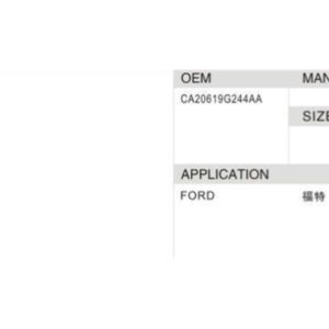 DAHEFILS Ford Cabin Air Filter CA20619G244AA