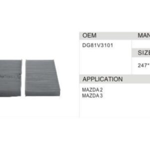 DAHEFILS Mazda Cabin Air Filter DG81V3101