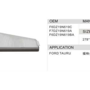 DAHEFILS Ford Cabin Air Filter F6DZ19N619C