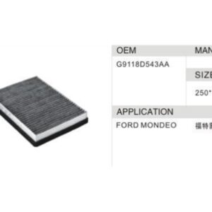DAHEFILS Ford Cabin Air Filter G9118D543AA
