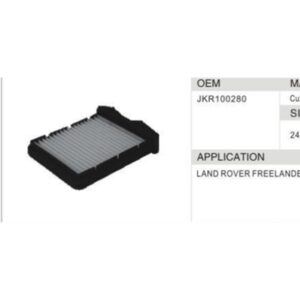 DAHEFILS Land Rover Cabin Air Filter JKR100280