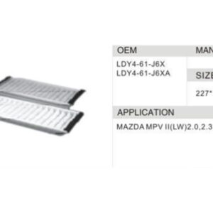 DAHEFILS Mazda Cabin Air Filter LDY4-61-J6X