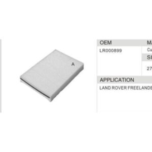 DAHEFILS Land Rover Cabin Air Filter LR008899