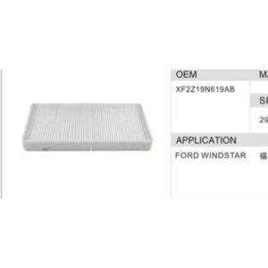 DAHEFILS Ford Cabin Air Filter XF2Z19N619AB